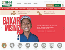 Tablet Screenshot of ihh.org.tr